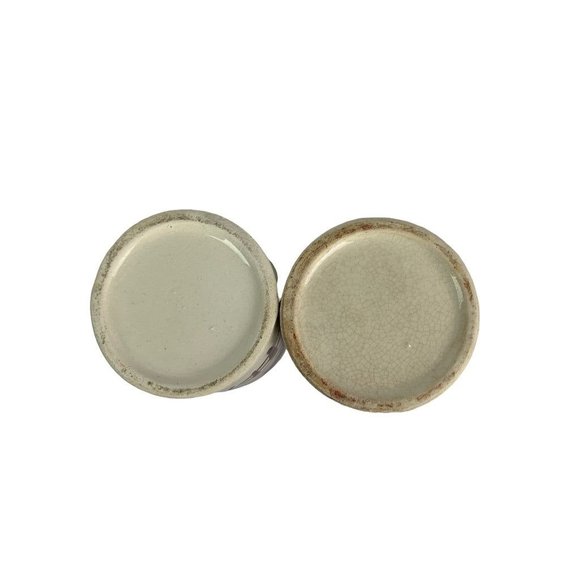 Set of Oil and Vinegar Crocks Cruets 4 3/4"h Rooster Country Theme - Picture 9 of 9